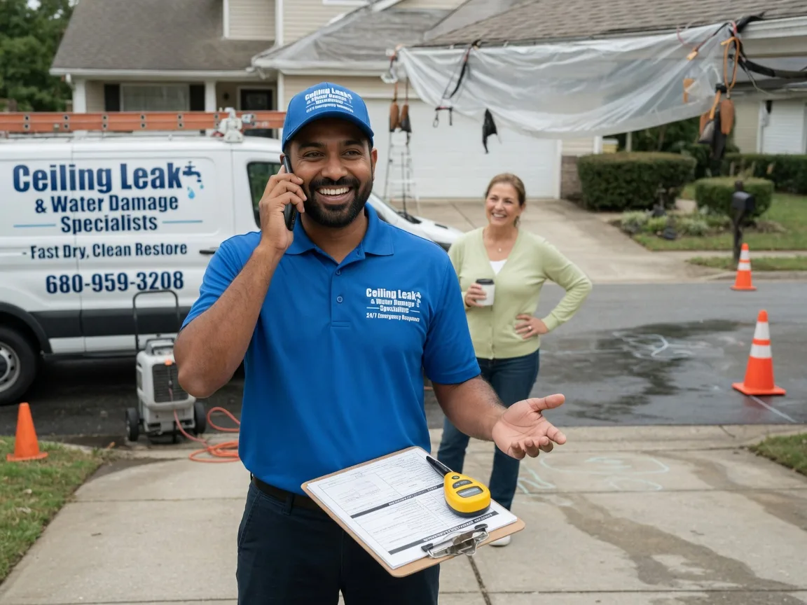 Ceiling Leak Cleanup Murdock, NE FAQs